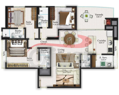 Imagem 10 de 10 de Isla Morada Meia Praia Itapema, Apartamento A Venda Meia Praia, Itapema Santa Catarina - Ap00112 - 32462491