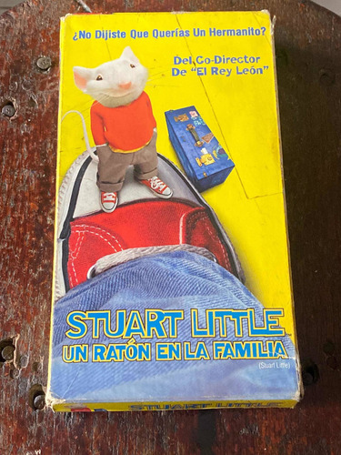 Película Vhs Stuart Little Un Ratón En La Familia