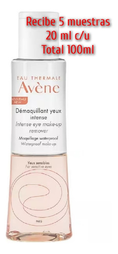 Avene Desmaquillante De Ojos Intenso Recide 5pz De 20ml C/u 