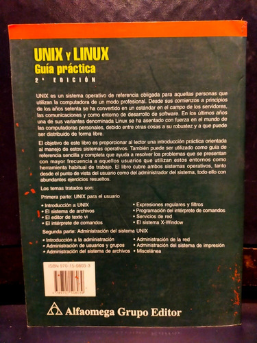 Unix Y Linux Guía Práctica Segunda Edición Sebastián Sánchez