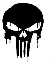 Comprar Calcomanía Punisher 28 X 20 Cm Ezeiza Calco Autos