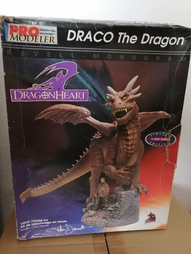 Draco Heart Draco. Dragon Pará Armar De Vinyl. Marca Revell 