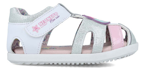 Sandalias Huaraches Distroller Niña Sintético Casual Plata (