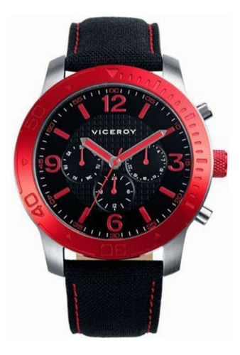 Reloj Viceroy Hombre 46541-74 /relojería Violeta Color de la correa Negro