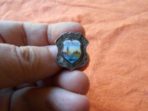 Lucheto Pin Prendedor Antiguo - Ciudad De Venezia