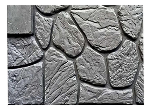 Molde Concreto Estampado Roca Grande Profesional Especial Forma Irregular
