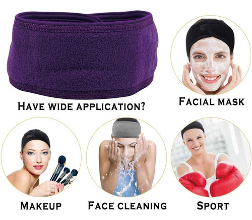 6 Piezas Diadema Spa Diadema Para Maquillaje Diadema Facial