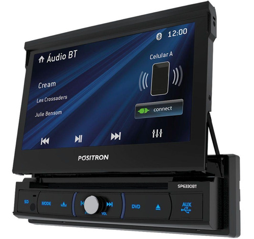 Auto Rádio Positron Sp6330bt Tela 7  Bluetooth Usb Mp3 Dvd