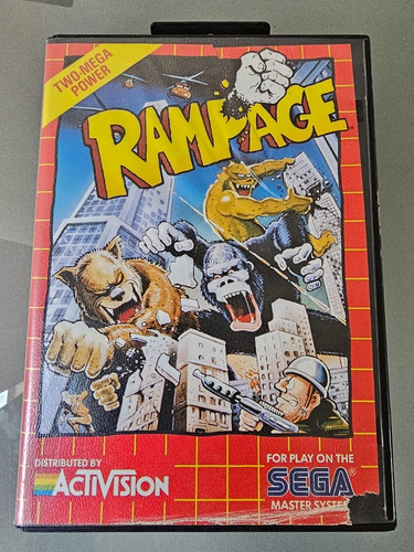 Rampage Juego Completo Para Sega Master System (Usado)