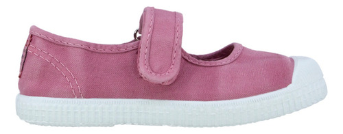 Zapato Para Niña Cienta Lona Puntera Velcro Comodo Y Casual