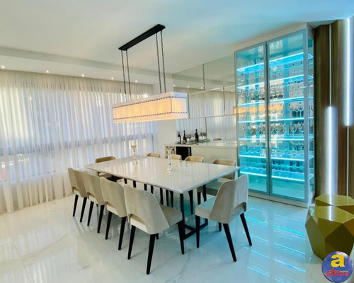 Imagem 17 de 30 de Excelente Apartamento 4 Suítes, 3 Vagas De Garagem Na Meia Praia Em Itapema/sc - Imobiliária África - Co00033 - 69945458