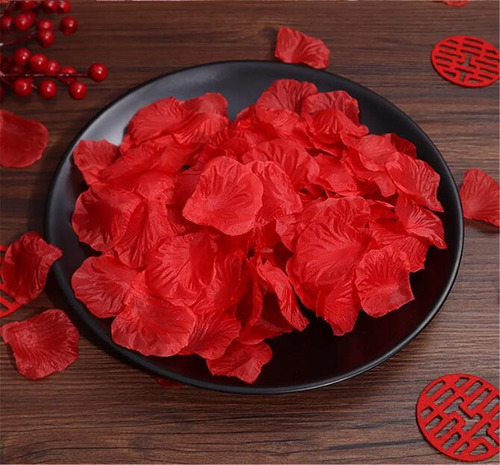 Hi, 8000 Pétalas, Rosas Vermelhas Artificiais, Flores