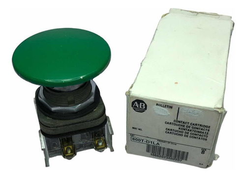 Allen Bradley 800t-d1la Activador De Botón Verde