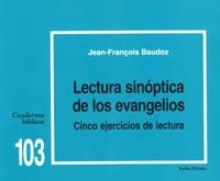 Cuaderno Biblico N 103 Lectura Sinoptica De Los Evangelios 