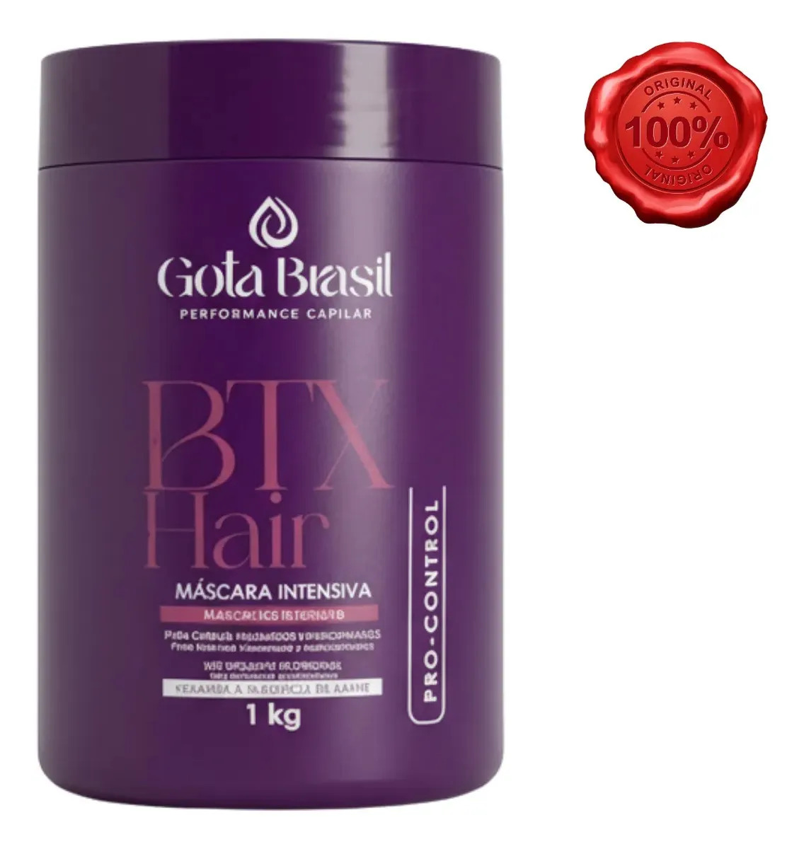 Btx Capilar Orgânico 1kg Plástica Dos Fios Sem Formol