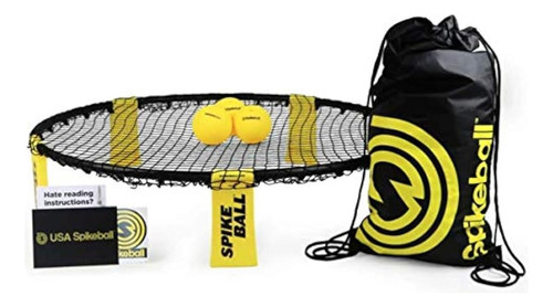 Juego De Spikeball (kit De 3 Bolas): Juego Para El Patio Tra