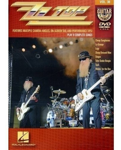 Guitarra Acompañamiento Dvd De Zz Top Vol 38