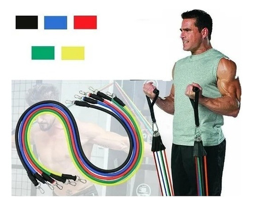 Set Conjunto X5 Bandas Entrenamiento Resistencia Potencia