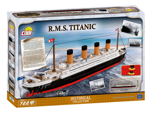 Cobi Historical Collection R.m.s. Titanic Incluye 720 Ladril