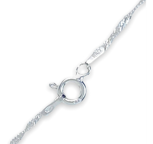 Dije Trebol De 4 Hojas Con Cadena Plata 925 (le4712)