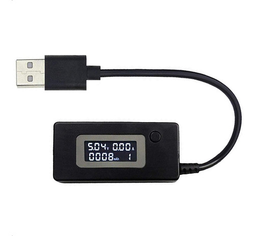 Vanice Usb Volatage/amps Medidor De Potencia, Probador Multm