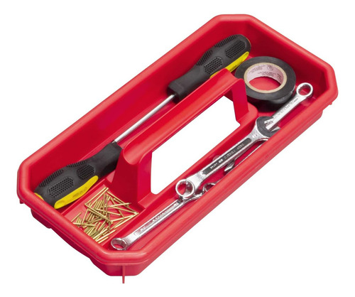 Caja De Herramientas De Plastico Akro-mils 14 Pulgadas Roja