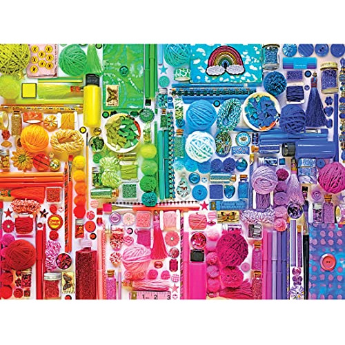 Roseart Rose Jigsaw Puzzle 1000 Piezas Insta Rainbow Crafter