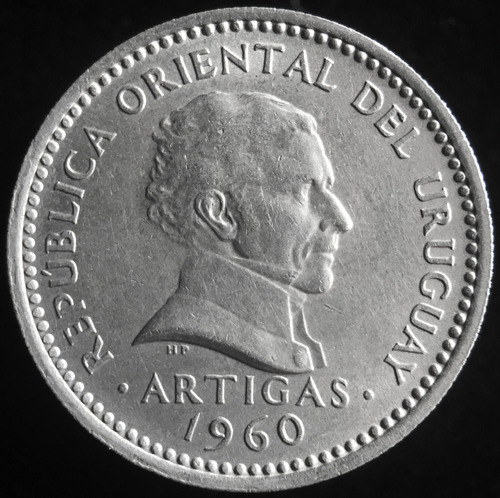 Uruguay, 50 Centesimos, 1960. Casi Sin Circular