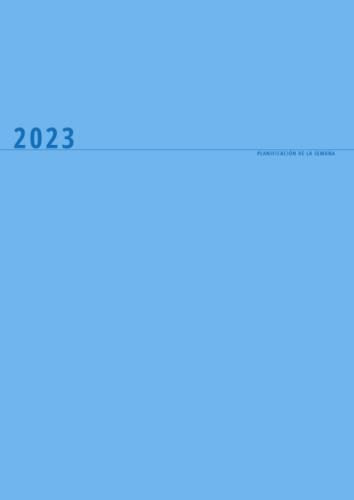Planificacion - Agenda Semanal 2023 : Cuaderno - Agenda Pers