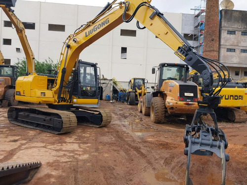 Escavadeira Liugong 915e 2021 Com Garra E Rotator Florestal