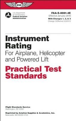 Instrument Rating Practical Test Standards For Airplane, ...