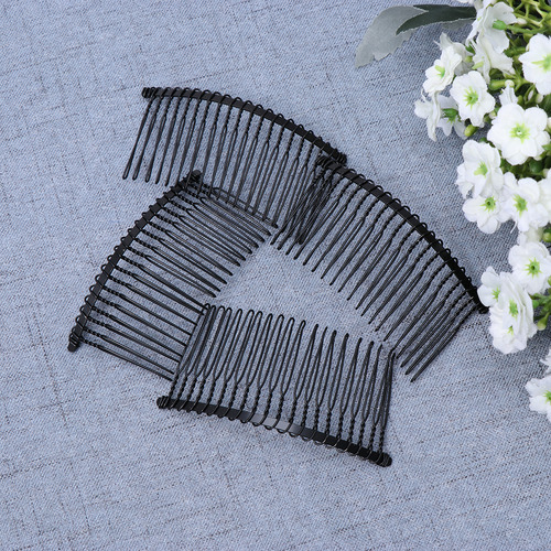 10pcs Iron Wire Comb Headdress Simple Comb Headdress For Wom