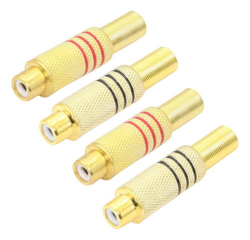 Pngknyocn Conector De Audio Rca, Tornillos Audio Video Av Es