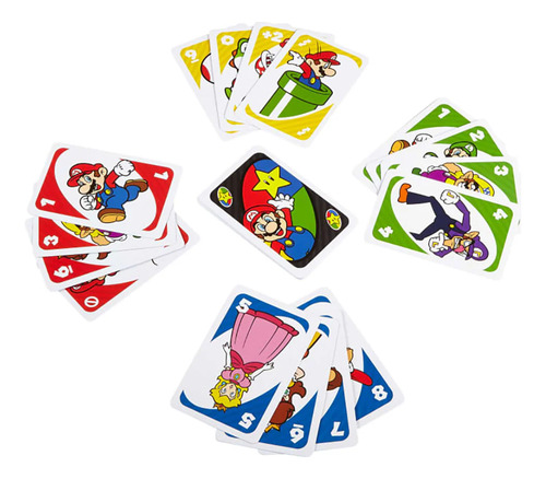 Juego De Cartas Uno De Super Mario Bros