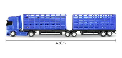 Carreta Haras Petroleum Caminhão Duplo Brinquedos Infantil