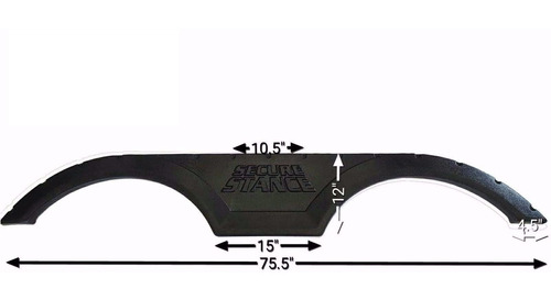 2011-2 Crossroads Rv Sunset Trail Guardabarro Falda Negra