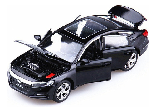 Honda Accord 2020 Escala 1:32 Miniatura Metal Luz Y Sonido
