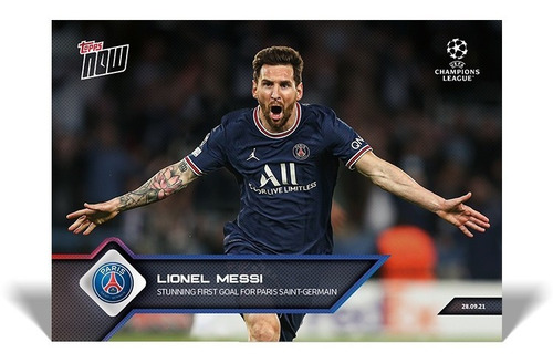 Messi, Mbappe, Neymar Jr Psg Champions Lote De 3 Tarjetas