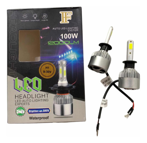 Bombillo Led H1 Marca Leo Dos Caras 12000lm 100w 9-30v