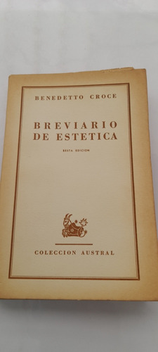 Breviario De Estética De Benedetto Croce (usado)