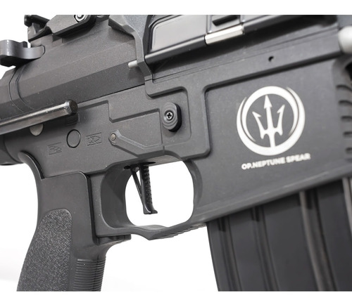 Imagem 3 de 7 de Rifle Airsoft Ar15 Rossi Neptune Pdw 2 Midcaps Nova E Nota