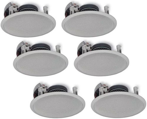 Imagen 1 de 3 de Set 6 Bocinas De Techo Altavoz 2 Vias Yamaha Ns-iw360c