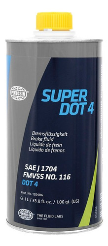 Liquido Frenos Pentosin Super Dot4 Aleman Audi Vw Mini Bmw