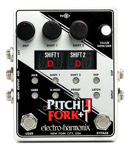 Pedal Electro Harmonix Pitch Fork Plus Harmonizer Digital