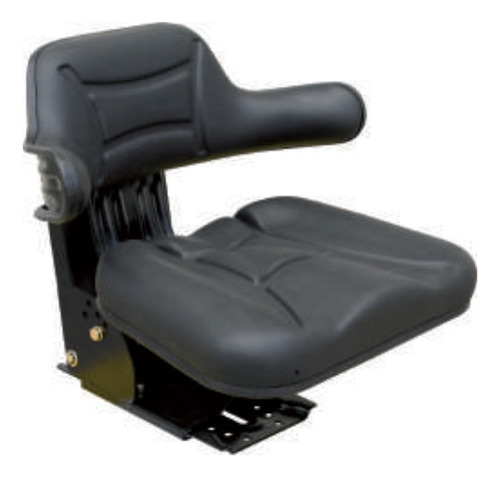 Asiento Tractor Agricola Pvc Negro Universal Cum