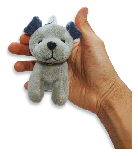 Kit 6 Bichos De Pelúcia Cachorro Misto Chaveiro Para Bolsa