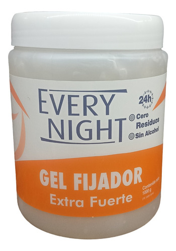 Gel Fijador Extra Fuerte Every Night.  1 Kilo