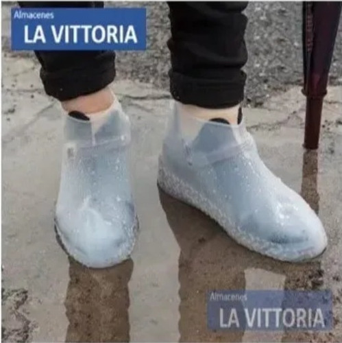 Imagen 3 de 4 de Cobertor Zapatos Silicona Impermeable