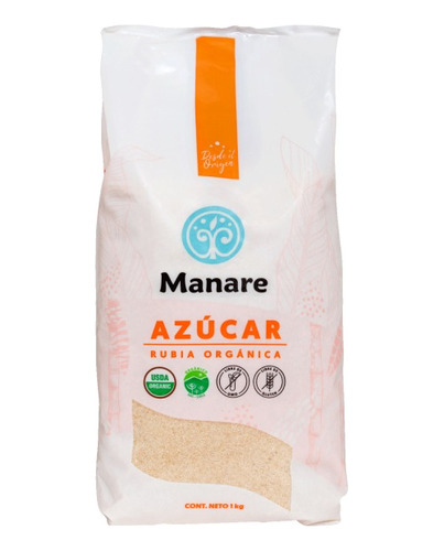 Azúcar Rubia Orgánica 1 Kg - Manare