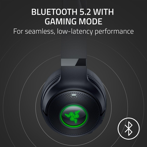 Auriculares Razer Kraken Kitty V2 Bt Inalámbricos Rgb Con Ba